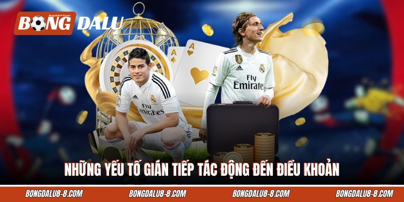 Những yếu tố gián tiếp tác động đến điều khoản Những yếu tố gián tiếp tác động đến điều khoản